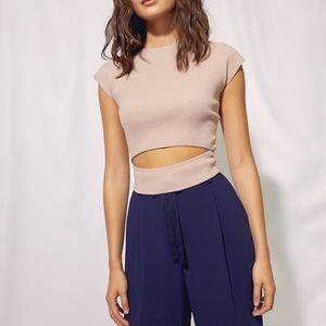 Wilfred knit top BLACK